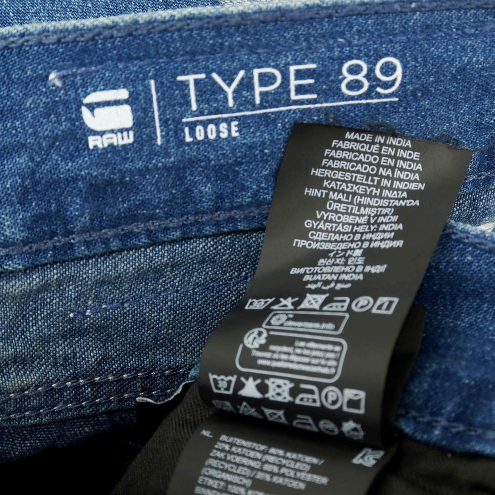 【新品】ジースターロウ G-STAR RAW TYPE 89 LOOSE コットン デニムパンツ ジーンズ ブルー【サイズ29/32】【 状態ランクN 】【 メンズ 】