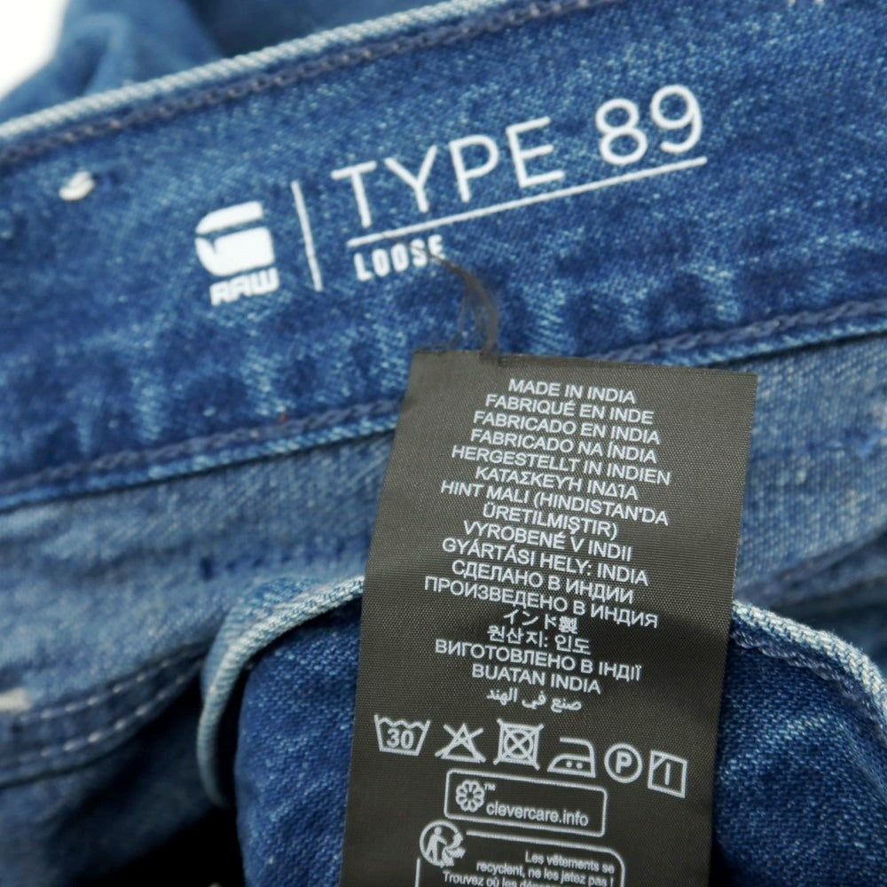 【新品アウトレット】ジースターロウ G-STAR RAW TYPE 89 LOOSE コットン デニムパンツ ジーンズ ブルー【サイズ30/30】【 状態ランクN- 】【 メンズ 】