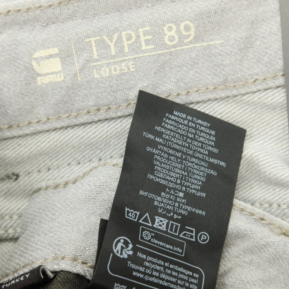 【新品】ジースターロウ G-STAR RAW TYPE 89 LOOSE コットン デニムパンツ ジーンズ グレー【サイズ31/34】【 状態ランクN 】【 メンズ 】