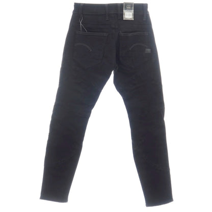 【新品】ジースターロウ G-STAR RAW MOTAC-O DC 3D SKINNY ストレッチ デニムパンツ ブラック【サイズ26/30】【 状態ランクN 】【 メンズ 】