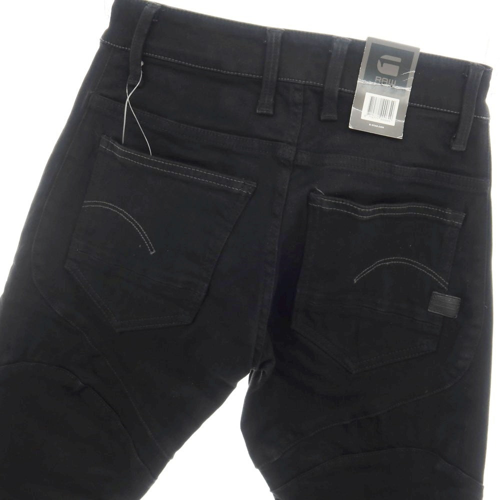 【新品】ジースターロウ G-STAR RAW MOTAC-O DC 3D SKINNY ストレッチ デニムパンツ ブラック【サイズ26/30】【 状態ランクN 】【 メンズ 】