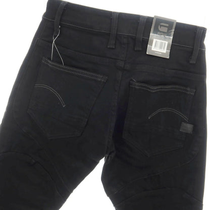 【新品】ジースターロウ G-STAR RAW MOTAC-O DC 3D SKINNY ストレッチ デニムパンツ ブラック【サイズ26/30】【 状態ランクN 】【 メンズ 】