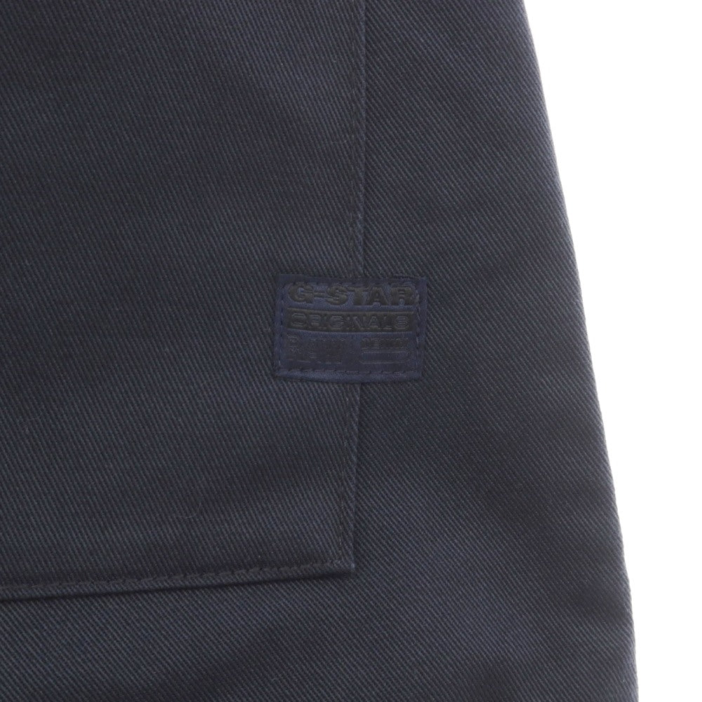 【新品アウトレット】ジースターロウ G-STAR RAW WORKER CHINO RELAXED ドリルツイルコットン ワークパンツ ネイビー【サイズ26/32】【 状態ランクN- 】【 メンズ 】