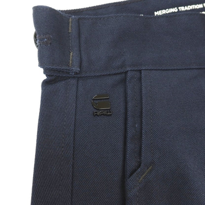 【新品アウトレット】ジースターロウ G-STAR RAW WORKER CHINO RELAXED ドリルツイルコットン ワークパンツ ネイビー【サイズ26/32】【 状態ランクN- 】【 メンズ 】