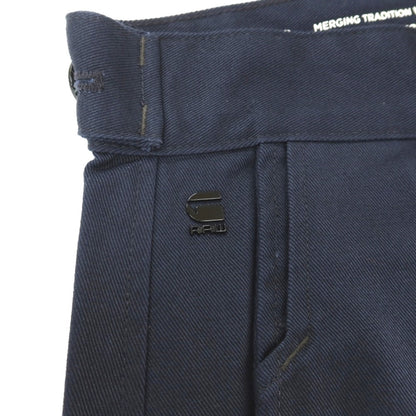 【新品】ジースターロウ G-STAR RAW WORKER CHINO RELAXED ドリルツイルコットン ワークパンツ ネイビー【サイズ26/32】【 状態ランクN 】【 メンズ 】