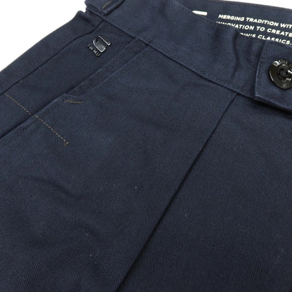【新品アウトレット】ジースターロウ G-STAR RAW WORKER CHINO RELAXED ドリルツイルコットン ワークパンツ ネイビー【サイズ28/32】【 状態ランクN- 】【 メンズ 】