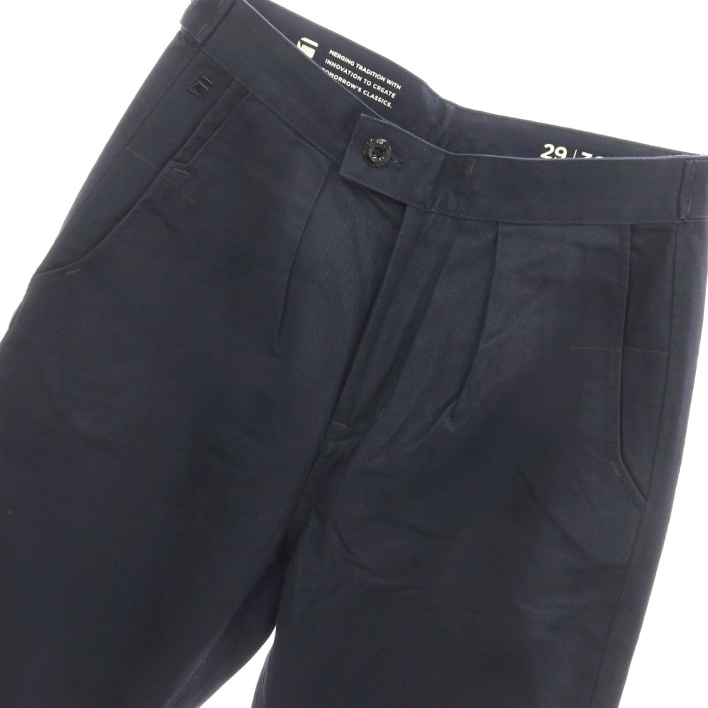 【新品】ジースターロウ G-STAR RAW WORKER CHINO RELAXED ドリルツイルコットン ワークパンツ ネイビー【サイズ29/32】【 状態ランクN 】【 メンズ 】