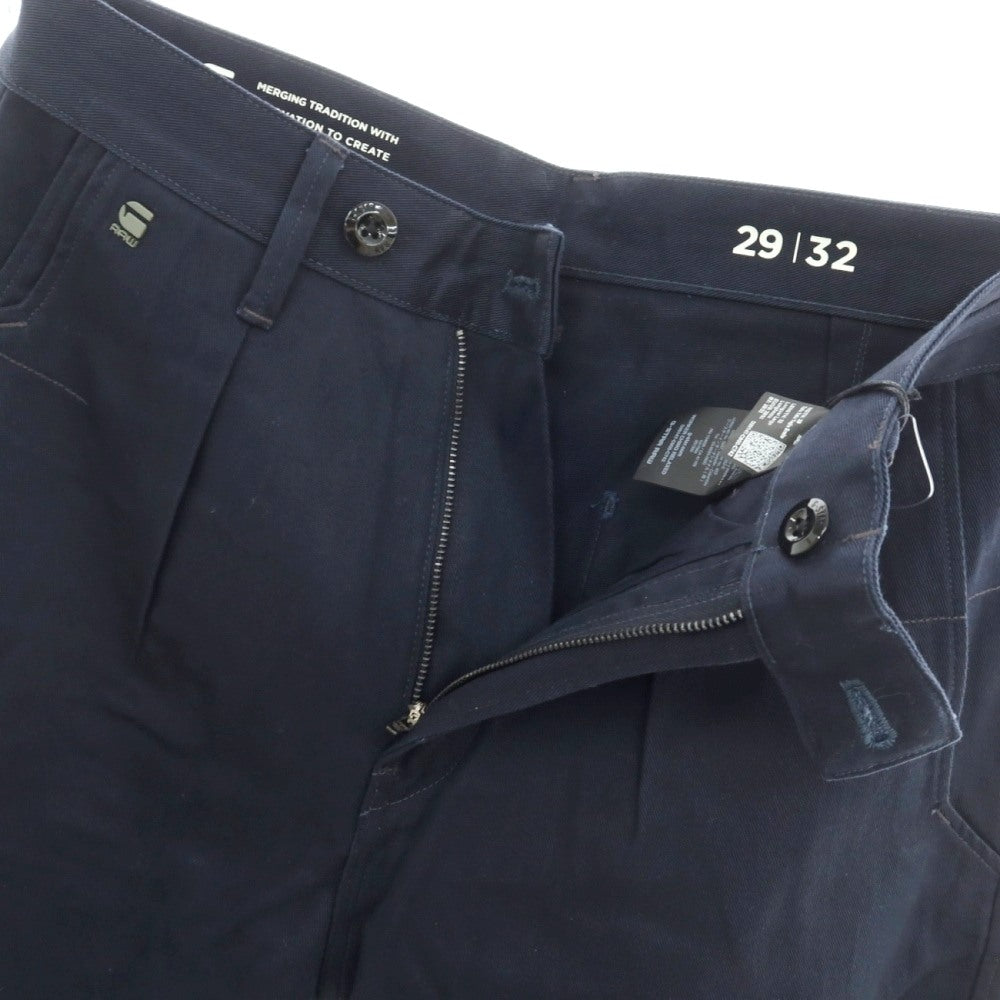 【新品】ジースターロウ G-STAR RAW WORKER CHINO RELAXED ドリルツイルコットン ワークパンツ ネイビー【サイズ29/32】【 状態ランクN 】【 メンズ 】