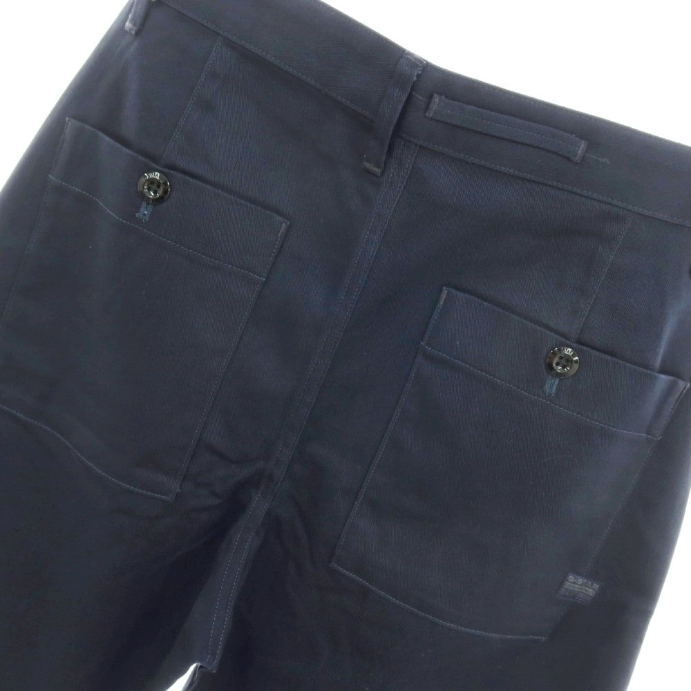 【新品】ジースターロウ G-STAR RAW WORKER CHINO RELAXED ドリルツイルコットン ワークパンツ ネイビー【サイズ29/32】【 状態ランクN 】【 メンズ 】