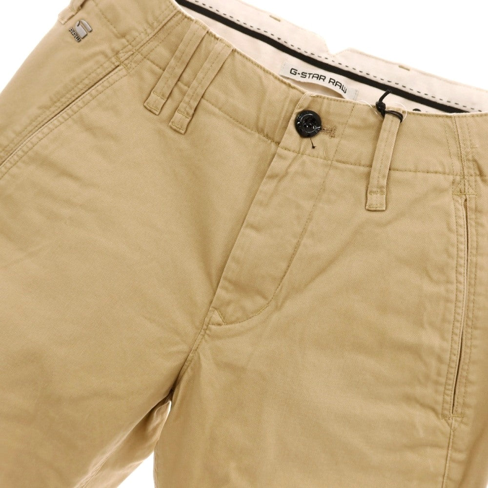 【新品】ジースターロウ G-STAR RAW VETAR SLIM CHINO ストレッチコットン チノパンツ ベージュ【サイズ27/32】【 状態ランクN 】【 メンズ 】