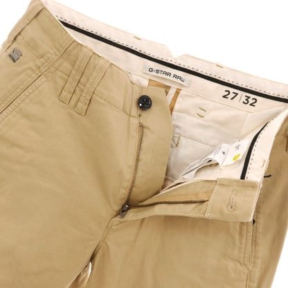 【新品】ジースターロウ G-STAR RAW VETAR SLIM CHINO ストレッチコットン チノパンツ ベージュ【サイズ27/32】【 状態ランクN 】【 メンズ 】