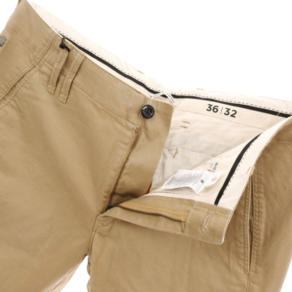 【新品】ジースターロウ G-STAR RAW VETAR SLIM CHINO ストレッチコットン チノパンツ ベージュ【サイズ36/32】【 状態ランクN 】【 メンズ 】