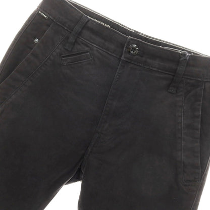 【新品アウトレット】ジースターロウ G-STAR RAW BRONSON 2.0 SLIM CHINO ストレッチコットン チノパンツ ブラック【サイズ26/30】【 状態ランクN- 】【 メンズ 】