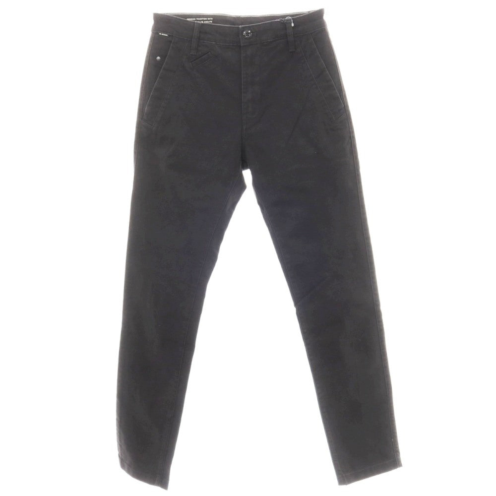【新品】ジースターロウ G-STAR RAW BRONSON 2.0 SLIM CHINO ストレッチコットン チノパンツ ブラック【サイズ28/32】【 状態ランクN 】【 メンズ 】