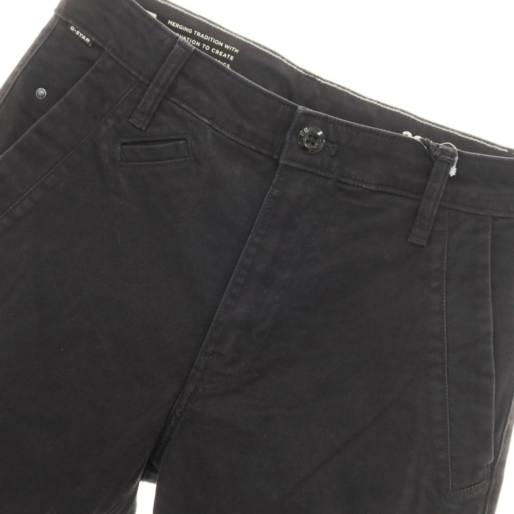 【新品】ジースターロウ G-STAR RAW BRONSON 2.0 SLIM CHINO ストレッチコットン チノパンツ ブラック【サイズ29/32】【 状態ランクN 】【 メンズ 】