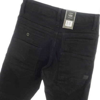 【新品】ジースターロウ G-STAR RAW D-STAQ 3D SLIM ストレッチ コットン デニムパンツ ブラック【サイズ26/32】【 状態ランクN 】【 メンズ 】