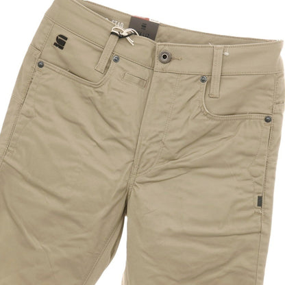 【新品アウトレット】ジースターロウ G-STAR RAW D-STAQ 3D STRAIGHT TAPERED ストレッチ コットン 5ポケットパンツ ベージュ【サイズ26/32】【 状態ランクN- 】【 メンズ 】