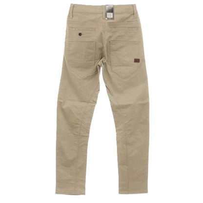 【新品アウトレット】ジースターロウ G-STAR RAW D-STAQ 3D STRAIGHT TAPERED ストレッチ コットン 5ポケットパンツ ベージュ【サイズ26/32】【 状態ランクN- 】【 メンズ 】