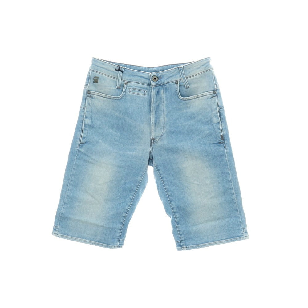 【新品】ジースターロウ G-STAR RAW D-STAQ 3D STRAIGHT SHORTS ストレッチ デニム ショートパンツ ブルー【サイズ28】【 状態ランクN 】【 メンズ 】