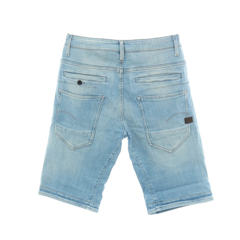 【新品】ジースターロウ G-STAR RAW D-STAQ 3D STRAIGHT SHORTS ストレッチ デニム ショートパンツ ブルー【サイズ28】【 状態ランクN 】【 メンズ 】