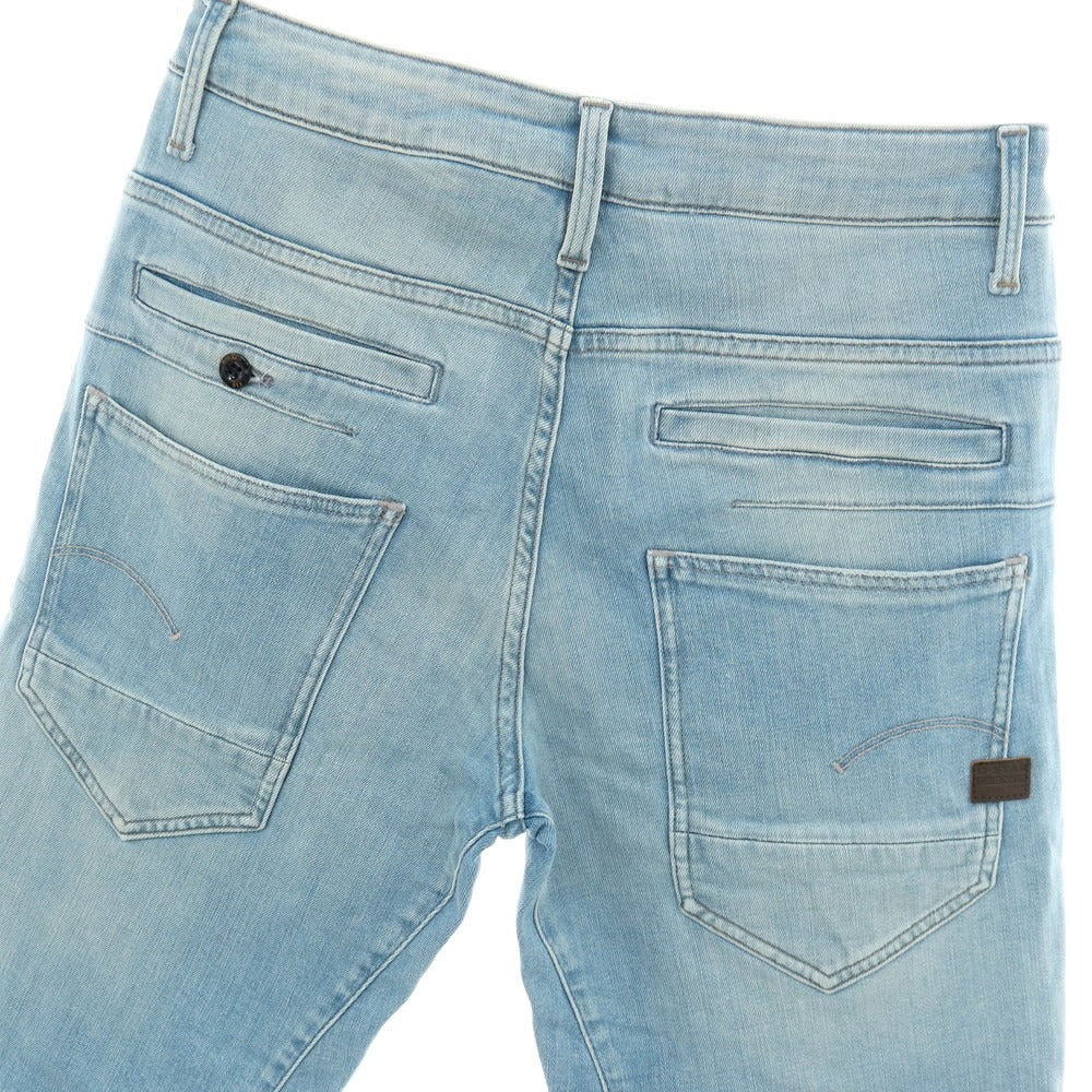 【新品】ジースターロウ G-STAR RAW D-STAQ 3D STRAIGHT SHORTS ストレッチ デニム ショートパンツ ブルー【サイズ28】【 状態ランクN 】【 メンズ 】