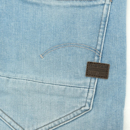 【新品】ジースターロウ G-STAR RAW D-STAQ 3D STRAIGHT SHORTS ストレッチ デニム ショートパンツ ブルー【サイズ28】【 状態ランクN 】【 メンズ 】
