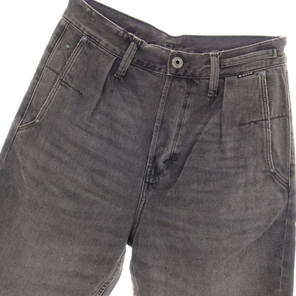 【新品】ジースターロウ G-STAR RAW WORKER CHINO RELAXED SHORT コットン デニム ショートパンツ ブラック（グレー）【サイズ28】【 状態ランクN 】【 メンズ 】