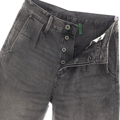 【新品】ジースターロウ G-STAR RAW WORKER CHINO RELAXED SHORT コットン デニム ショートパンツ ブラック（グレー）【サイズ28】【 状態ランクN 】【 メンズ 】