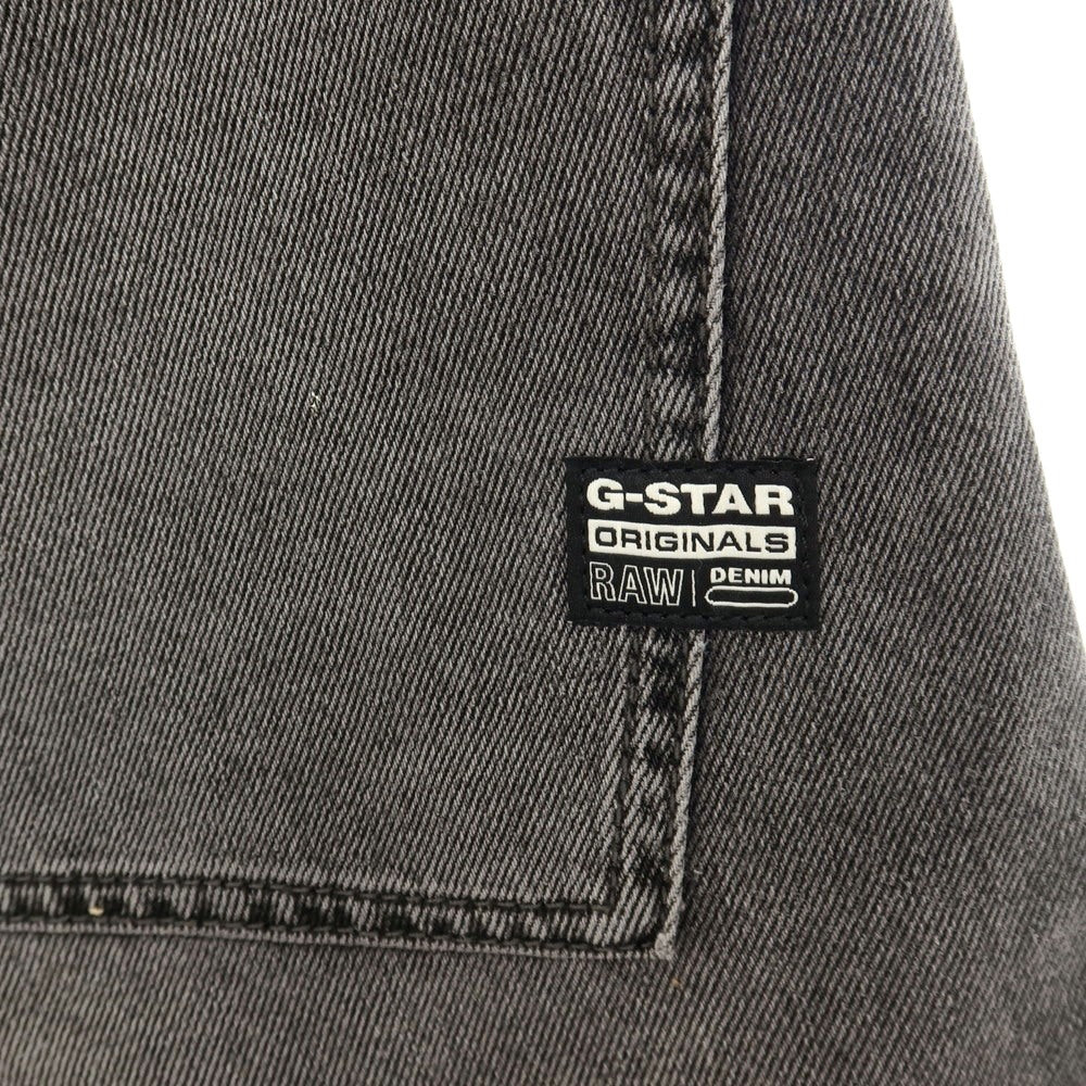 【新品】ジースターロウ G-STAR RAW WORKER CHINO RELAXED SHORT コットン デニム ショートパンツ ブラック（グレー）【サイズ28】【 状態ランクN 】【 メンズ 】