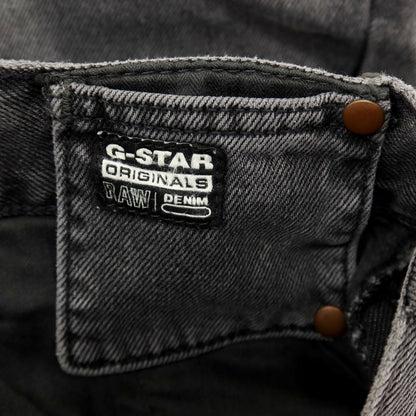 【新品】ジースターロウ G-STAR RAW WORKER CHINO RELAXED SHORT コットン デニム ショートパンツ ブラック（グレー）【サイズ28】【 状態ランクN 】【 メンズ 】