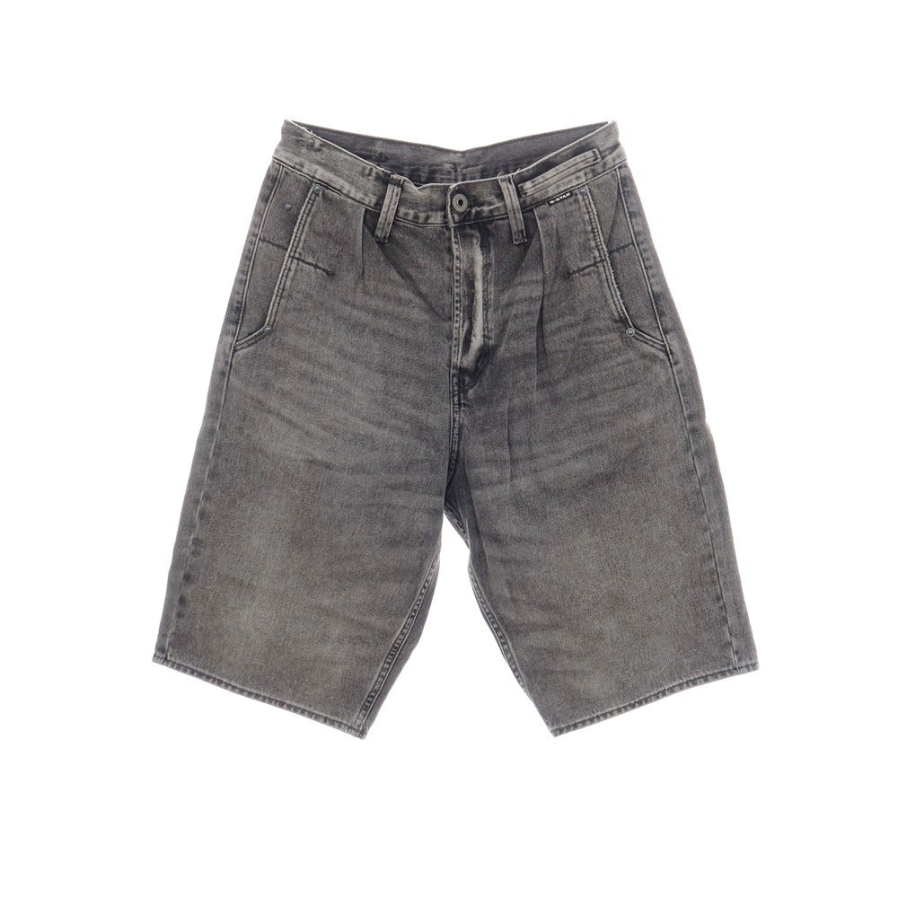 【新品アウトレット】ジースターロウ G-STAR RAW WORKER CHINO RELAXED SHORT コットン デニム ショートパンツ ブラック（グレー）【サイズ28】【 状態ランクN- 】【 メンズ 】