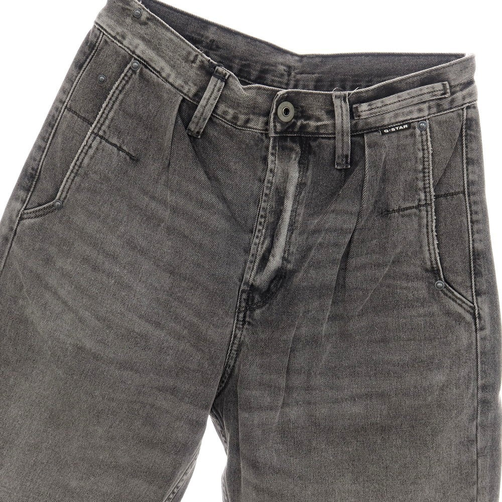 【新品アウトレット】ジースターロウ G-STAR RAW WORKER CHINO RELAXED SHORT コットン デニム ショートパンツ ブラック（グレー）【サイズ28】【 状態ランクN- 】【 メンズ 】