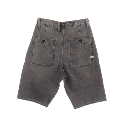 【新品アウトレット】ジースターロウ G-STAR RAW WORKER CHINO RELAXED SHORT コットン デニム ショートパンツ ブラック（グレー）【サイズ28】【 状態ランクN- 】【 メンズ 】