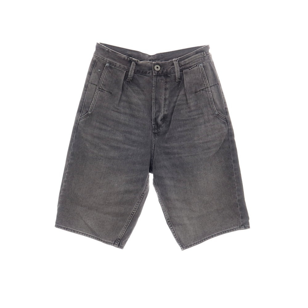 【新品アウトレット】ジースターロウ G-STAR RAW WORKER CHINO RELAXED SHORT コットン デニム ショートパンツ ブラック（グレー）【サイズ28】【 状態ランクN- 】【 メンズ 】