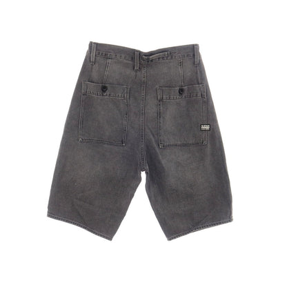 【新品アウトレット】ジースターロウ G-STAR RAW WORKER CHINO RELAXED SHORT コットン デニム ショートパンツ ブラック（グレー）【サイズ28】【 状態ランクN- 】【 メンズ 】