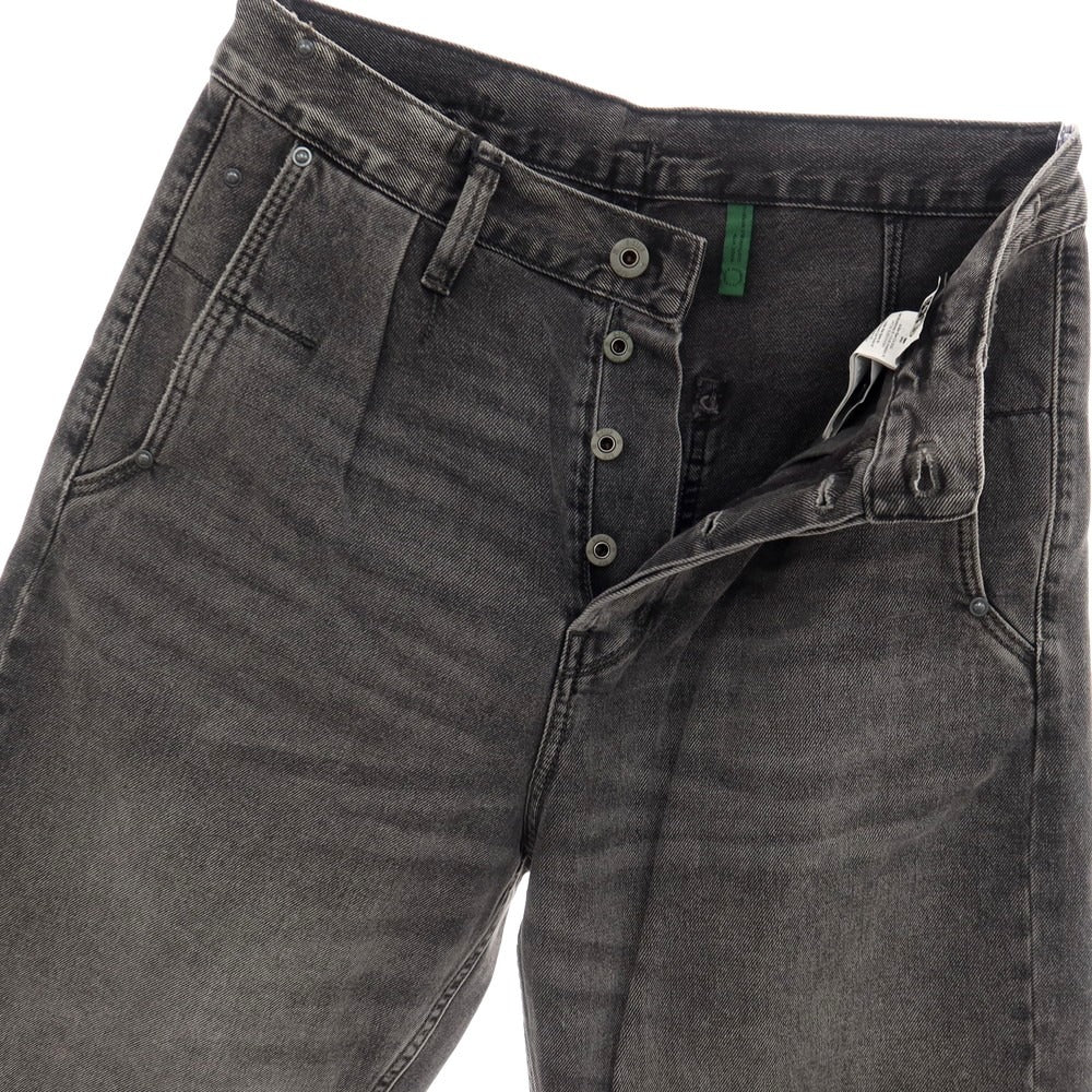 【新品】ジースターロウ G-STAR RAW WORKER CHINO RELAXED SHORT コットン デニム ショートパンツ ブラック（グレー）【サイズ30】【 状態ランクN 】【 メンズ 】