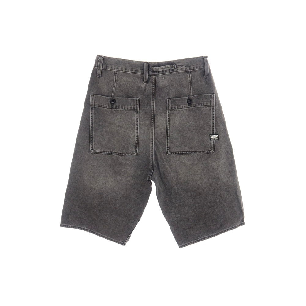 【新品】ジースターロウ G-STAR RAW WORKER CHINO RELAXED SHORT コットン デニム ショートパンツ ブラック（グレー）【サイズ30】【 状態ランクN 】【 メンズ 】