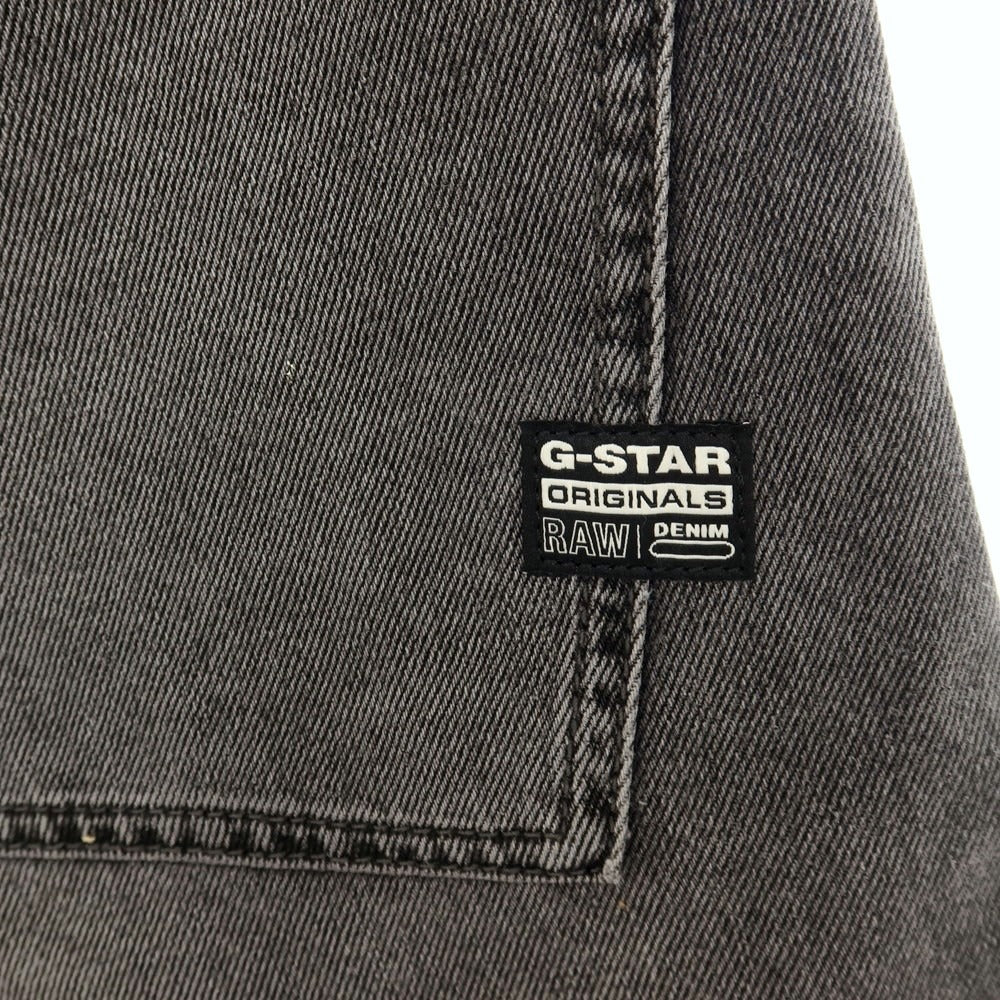 【新品】ジースターロウ G-STAR RAW WORKER CHINO RELAXED SHORT コットン デニム ショートパンツ ブラック（グレー）【サイズ30】【 状態ランクN 】【 メンズ 】