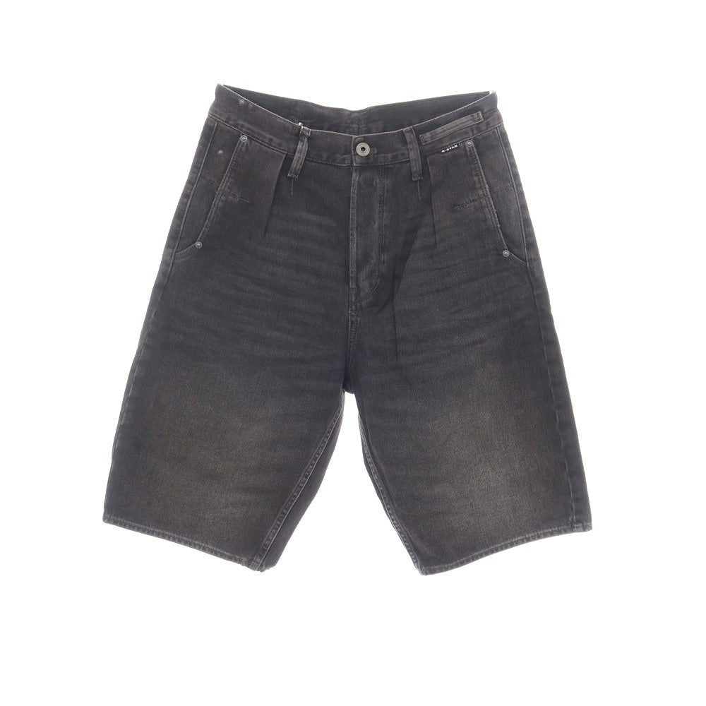 【新品】ジースターロウ G-STAR RAW WORKER CHINO RELAXED SHORT コットン デニム ショートパンツ ブラック（グレー）【サイズ30】【 状態ランクN 】【 メンズ 】