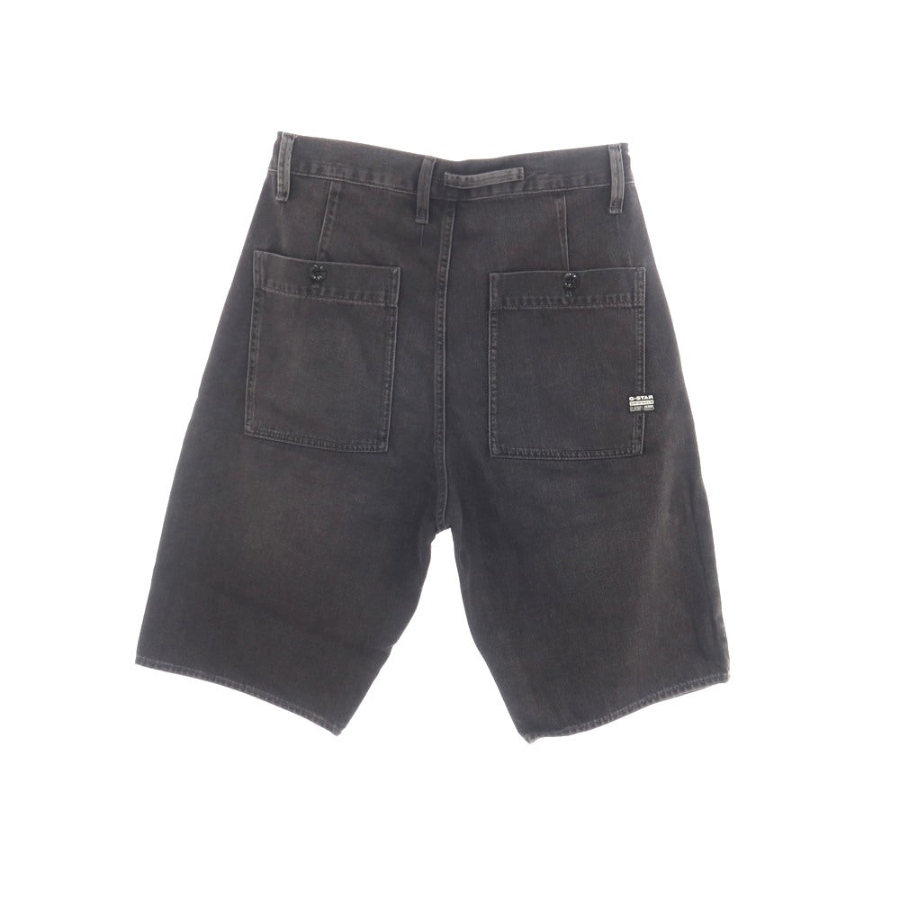 【新品】ジースターロウ G-STAR RAW WORKER CHINO RELAXED SHORT コットン デニム ショートパンツ ブラック（グレー）【サイズ30】【 状態ランクN 】【 メンズ 】