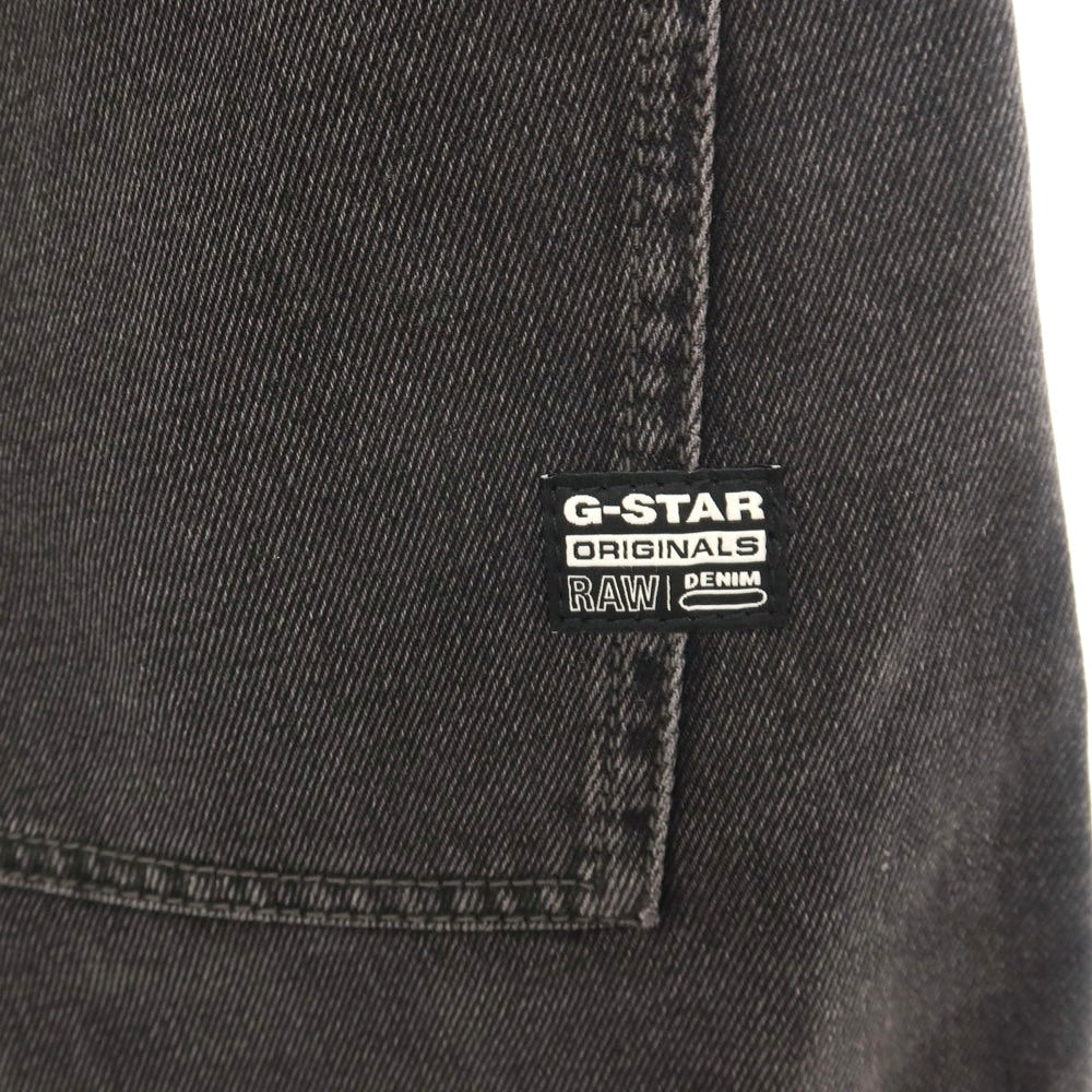 【新品】ジースターロウ G-STAR RAW WORKER CHINO RELAXED SHORT コットン デニム ショートパンツ ブラック（グレー）【サイズ30】【 状態ランクN 】【 メンズ 】