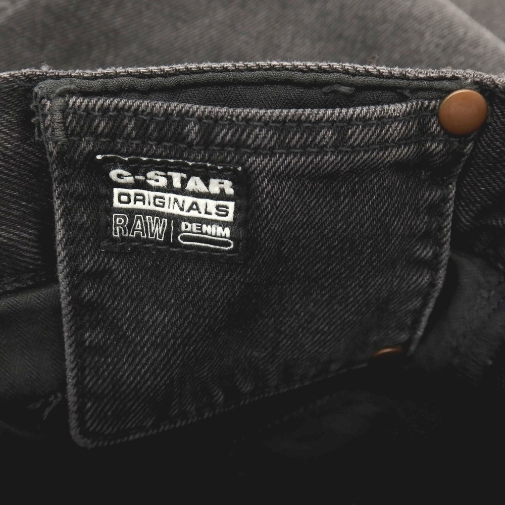 【新品】ジースターロウ G-STAR RAW WORKER CHINO RELAXED SHORT コットン デニム ショートパンツ ブラック（グレー）【サイズ30】【 状態ランクN 】【 メンズ 】