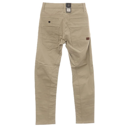 【新品】ジースターロウ G-STAR RAW D-STAQ 3D STRAIGHT TAPERED ストレッチ コットン 5ポケットパンツ ベージュ【サイズ26/32】【 状態ランクN 】【 メンズ 】