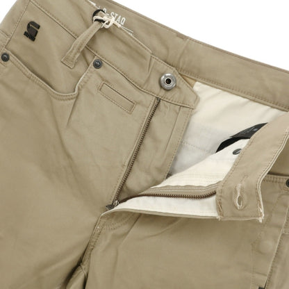 【新品アウトレット】ジースターロウ G-STAR RAW D-STAQ 3D STRAIGHT TAPERED ストレッチ コットン 5ポケットパンツ ベージュ【サイズ26/32】【 状態ランクN- 】【 メンズ 】