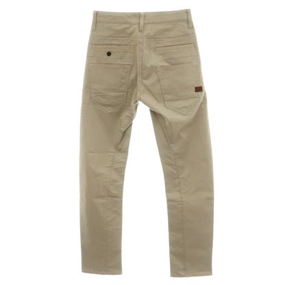 【新品アウトレット】ジースターロウ G-STAR RAW D-STAQ 3D STRAIGHT TAPERED ストレッチ コットン 5ポケットパンツ ベージュ【サイズ26/32】【 状態ランクN- 】【 メンズ 】