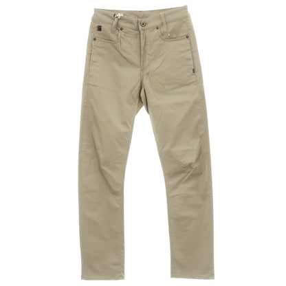 【新品アウトレット】ジースターロウ G-STAR RAW D-STAQ 3D STRAIGHT TAPERED ストレッチ コットン 5ポケットパンツ ベージュ【サイズ26/32】【 状態ランクN- 】【 メンズ 】