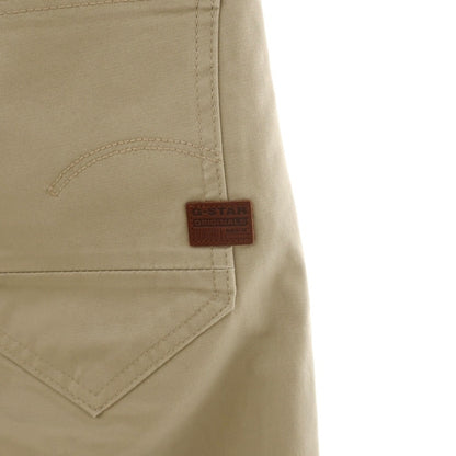 【新品アウトレット】ジースターロウ G-STAR RAW D-STAQ 3D STRAIGHT TAPERED ストレッチ コットン 5ポケットパンツ ベージュ【サイズ26/32】【 状態ランクN- 】【 メンズ 】