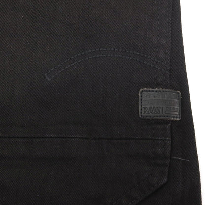 【新品】ジースターロウ G-STAR RAW D-STAQ 3D SLIM ストレッチ コットン デニムパンツ ブラック【サイズ26/32】【 状態ランクN 】【 メンズ 】