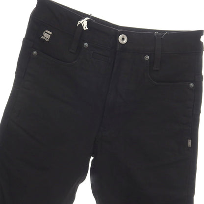 【新品】ジースターロウ G-STAR RAW D-STAQ 3D SLIM ストレッチ コットン デニムパンツ ブラック【サイズ26/32】【 状態ランクN 】【 メンズ 】