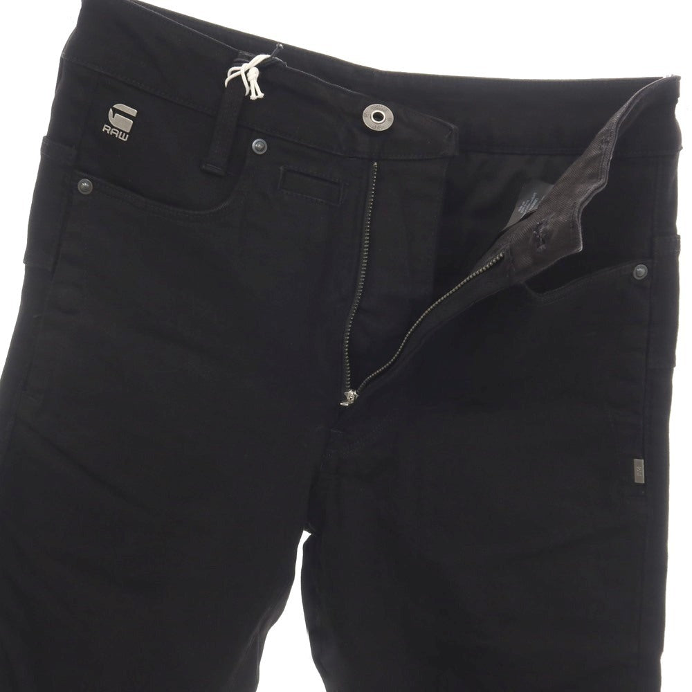 【新品】ジースターロウ G-STAR RAW D-STAQ 3D SLIM ストレッチ コットン デニムパンツ ブラック【サイズ26/32】【 状態ランクN 】【 メンズ 】
